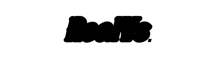 Wild Bandit Extrude Italic  Free Fonts Download