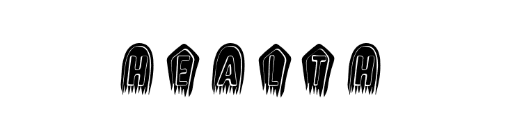 The Mummy R.I.P filling  Free Fonts Download
