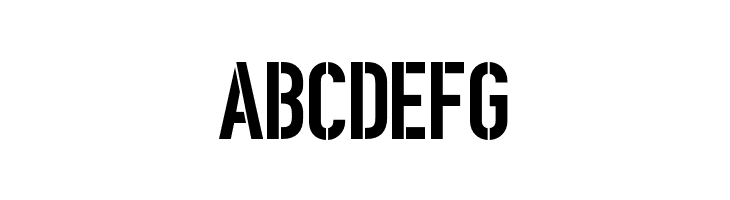 OmbudsmanStencil  Free Fonts Download