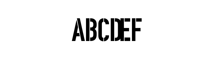 OmbudsmanStencil  Free Fonts Download