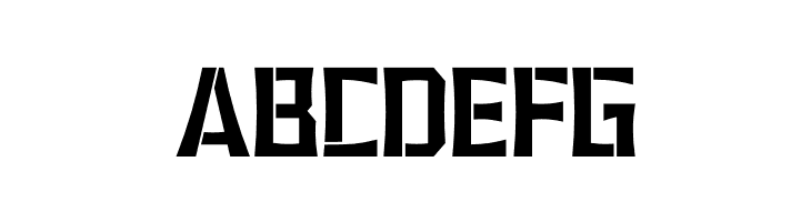 VEMBAZAX RM STENCIL  Free Fonts Download