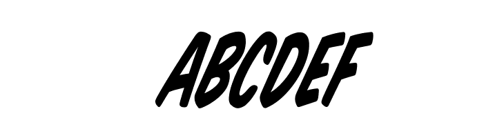 Komika Title - Tilt  Free Fonts Download