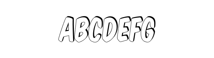 Komika Title - Shadow  Free Fonts Download