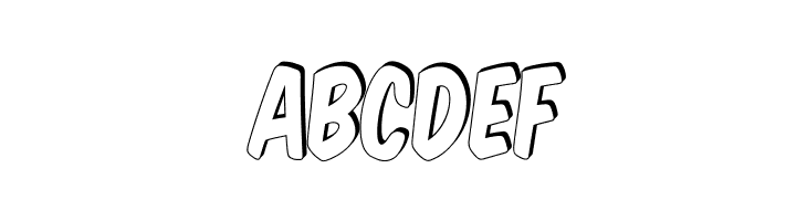 Komika Title - Shadow  Free Fonts Download