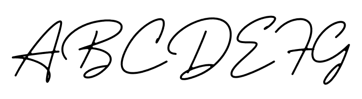 Trully Signature Trial  Free Fonts Download