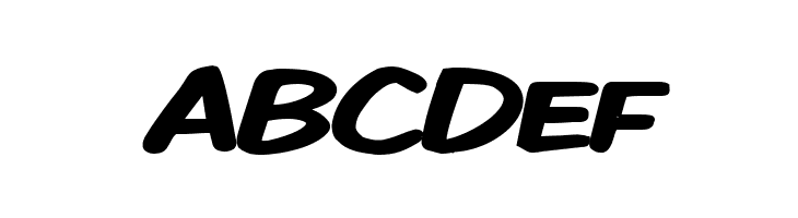 Komika Display Kaps Wide Bold  Free Fonts Download