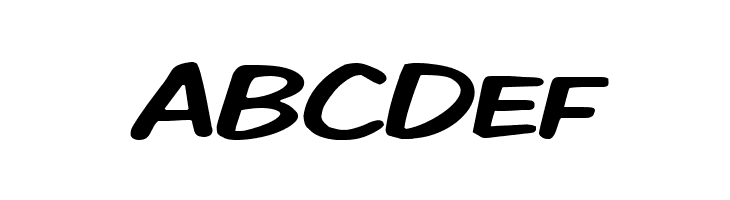 Komika Display Kaps Wide  Free Fonts Download