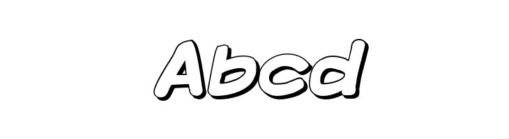 Komika Display - Shadow  Free Fonts Download