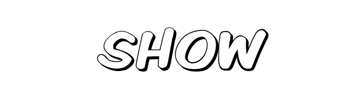 Komika Display - Shadow  Free Fonts Download