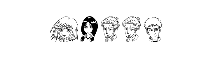 Anime Attack On Titan Image Bold  Free Fonts Download