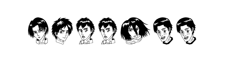 Anime Attack On Titan Image Bold  Free Fonts Download