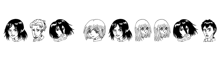 Anime Attack On Titan Image Bold  Free Fonts Download