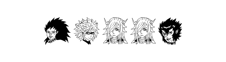 Fairy Tail Image Bold  Free Fonts Download