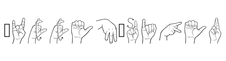 Lengua De Senas Chilena Regular  Free Fonts Download
