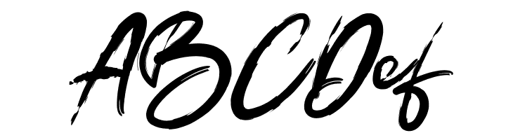 DEMO-BrushRuksak Regular  Free Fonts Download