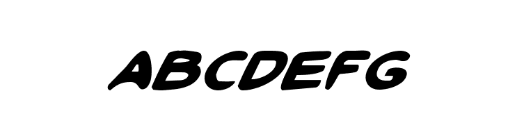 Toon Town Industrial Italic  Free Fonts Download