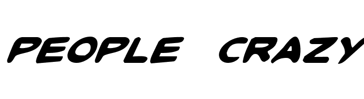 Toon Town Industrial Italic  Free Fonts Download