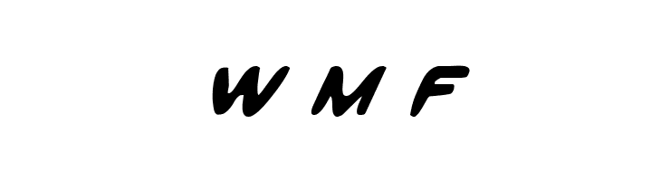 Toon Town Industrial Italic  Free Fonts Download