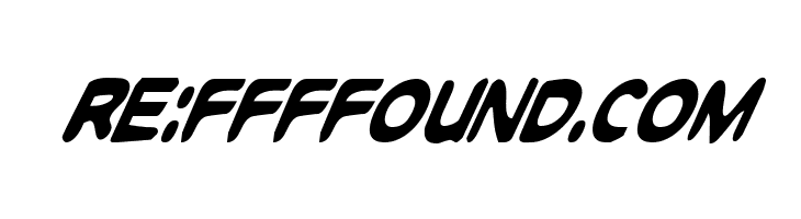 Toon Town Industrial Cond Ital  Free Fonts Download