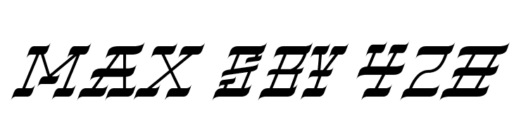 VIRGIL BLACK Narrow Italic  Free Fonts Download