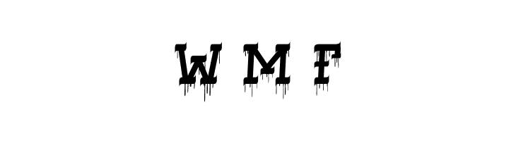 VIRGIL BLACK Driping  Free Fonts Download