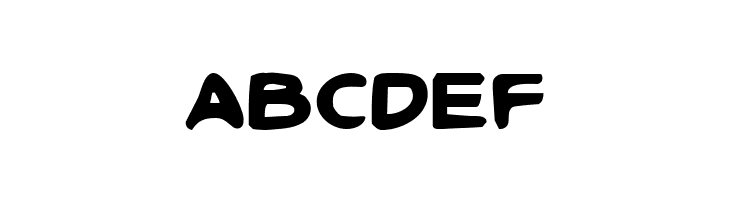 Toon Town Industrial Regular  Free Fonts Download