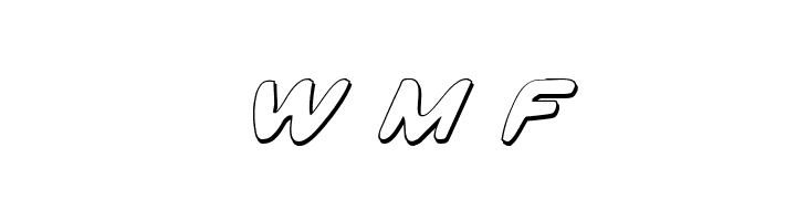 Toon Town Industrial Shad Ital  Free Fonts Download