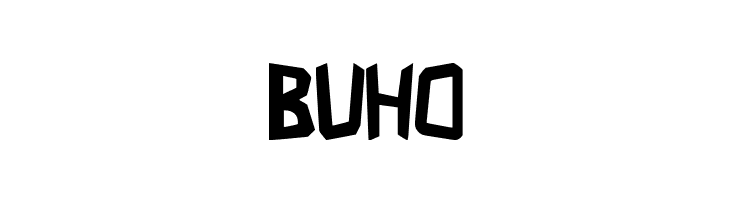 BUHO Shark Crash Font