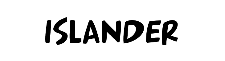 ISLANDER Arnold 2.1 Font