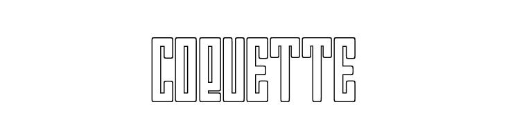 Bumpers 03 outline Regular  Free Fonts Download