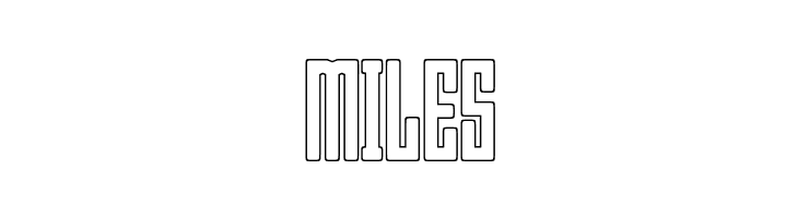 Bumpers 03 outline Regular  Free Fonts Download