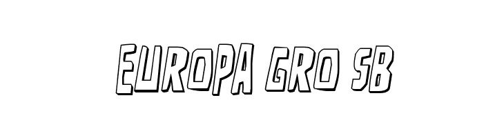 Disturbia 3D Semi-Italic  Free Fonts Download