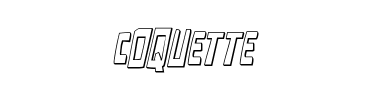 Disturbia 3D Italic  Free Fonts Download