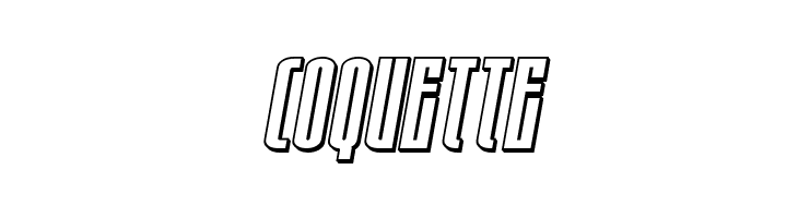 Turb0lence 3D Italic  Free Fonts Download