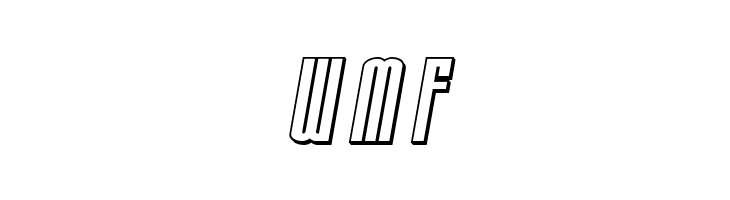 Turb0lence 3D Italic  Free Fonts Download
