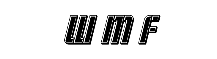 Fortune Soldier Bevel Italic  Free Fonts Download