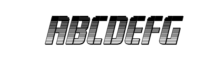 Fortune Soldier Chrome Italic  Free Fonts Download