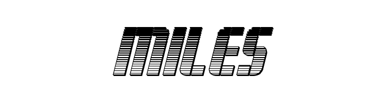 Fortune Soldier Chrome Italic  Free Fonts Download