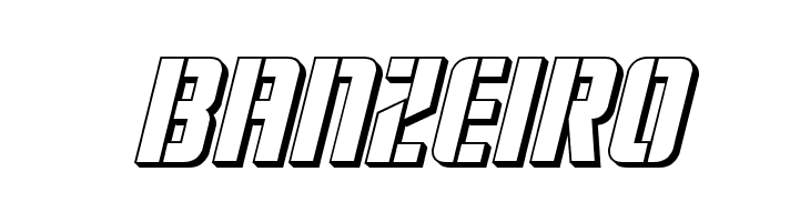 Fortune Soldier 3D Italic  Free Fonts Download