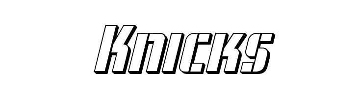 Fortune Soldier 3D Italic  Free Fonts Download