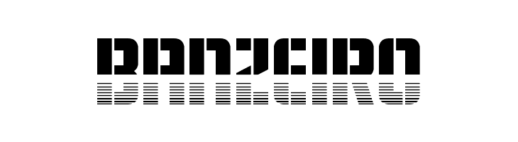 Fortune Soldier Halftone  Free Fonts Download