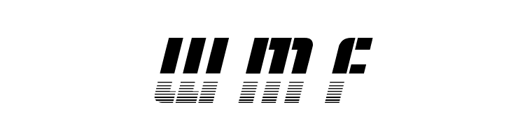 Fortune Soldier Halftone Italic  Free Fonts Download