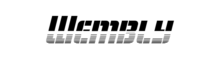 Fortune Soldier Halftone Italic  Free Fonts Download