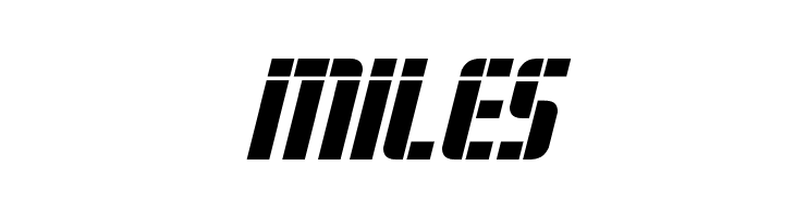 Fortune Soldier Laser Italic  Free Fonts Download