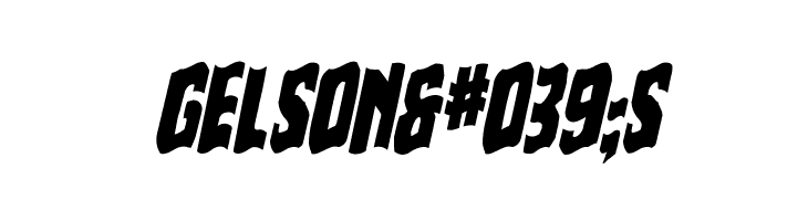 Dorian Gore Wavy 2 Italic  Free Fonts Download