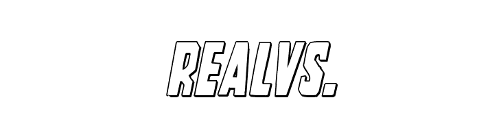 Dorian Gore 3D Italic  Free Fonts Download