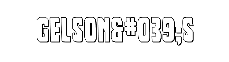 Dorian Gore 3D  Free Fonts Download