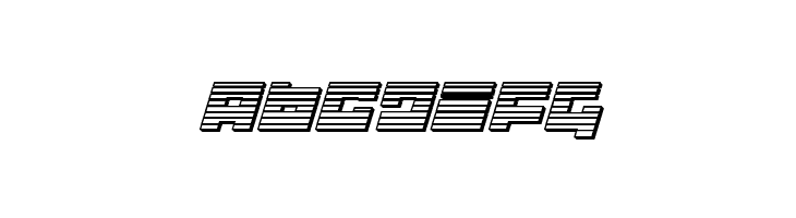 Flight Corps Chrome Italic  Free Fonts Download