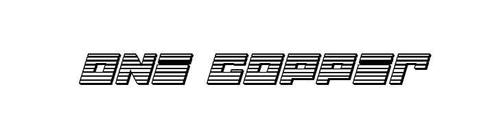 Flight Corps Chrome Italic  Free Fonts Download