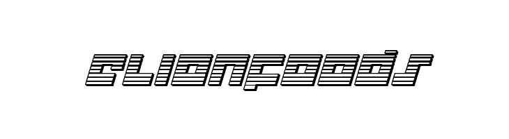 Flight Corps Chrome Italic  Free Fonts Download